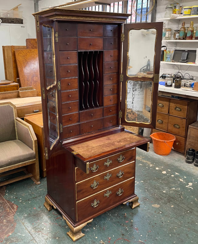 Antique cabinet repair project Gosport